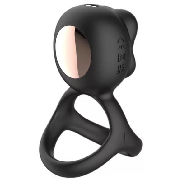 Biu-Biu - peeniserõngas ja kliitorivibraator - must