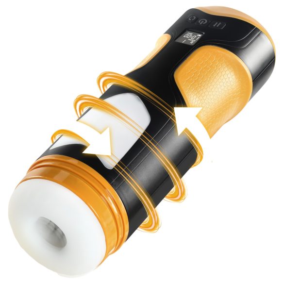 Lonely - automaatne masturbaator meestele - liikuv, pöörlev - must