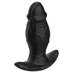 Kangvo - magnetiline täispuhutav silikoondildo (must)
