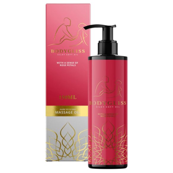 BodyGliss - massaažiõli ja libesti - roos (150ml)