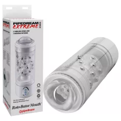 PDX Roto-Bator - vibraatoriga suuseksmasturbaator - valge
