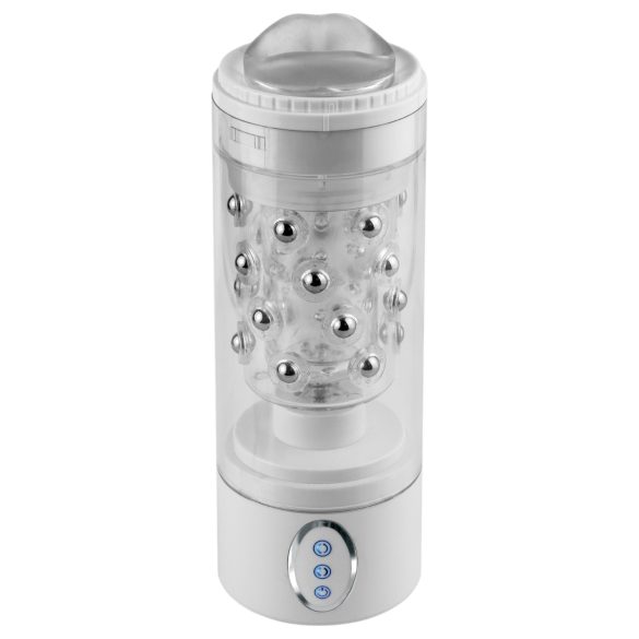 PDX Roto-Bator - vibraatoriga suuseksmasturbaator - valge