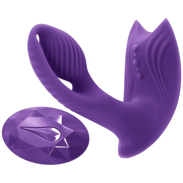 Inya Bump-N-Grind - soojenev 2in1 kliitorivibraator (lilla)