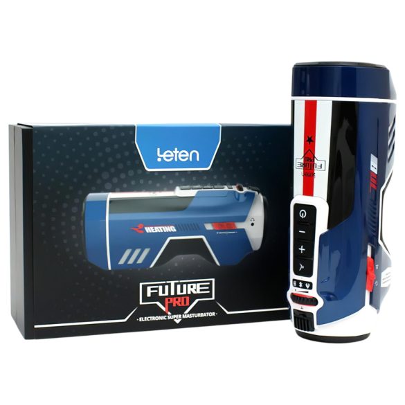 Leten SM Future Pro - lükkav, oigav, pigistav, soojendav masturbaator (sinine)