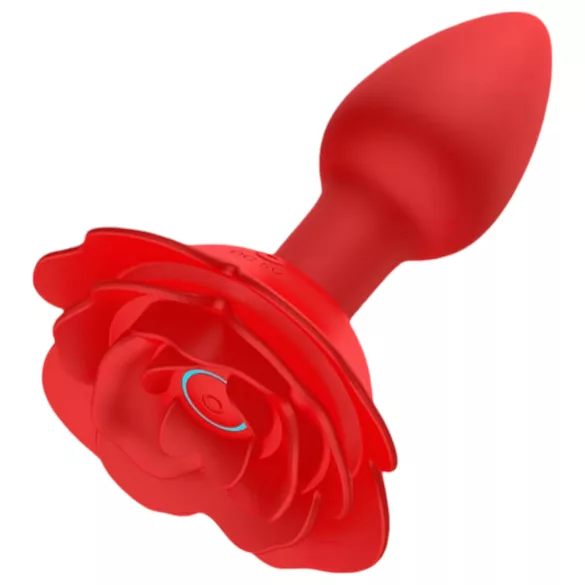 Rose Plug - juhtmevaba anaalvibraator aku toitega punane