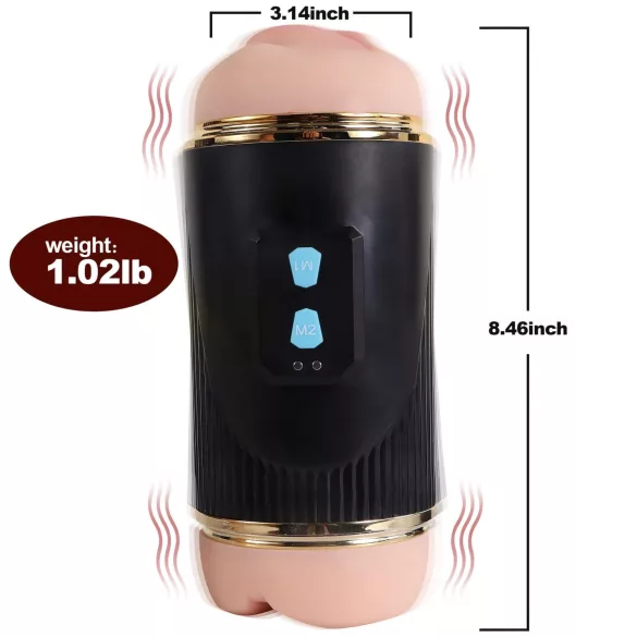 Lonely - suu ja tupe masturbator - naturaalne/must