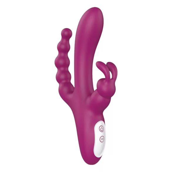 Sex HD Joker - veekindel akuvibratsioon kolmekordne vibraator lilla