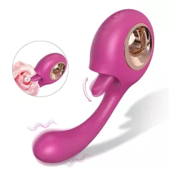 Sex HD - kliitori- ja G-punkti vibraator (punane)
