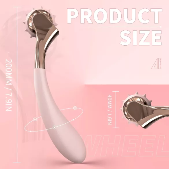 Sex HD - laetav veekindel vibraator ja stimulatsiooniratas - roosa