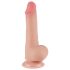 Lovetoy Sliding-Skin - realistlik dildoga iminapp - 19,5 cm, naturaalne