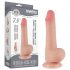 Lovetoy Sliding-Skin - munanditega kahekihiline dildo - 20cm naturaalne