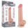 Lovetoy Sliding-Skin - munanditega kaksikkihiline dildos - 20,8 cm naturaalne