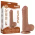 Lovetoy Sliding-Skin - munanditega kahekihiline dildo - 18,3cm naturaalne