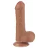 Lovetoy Sliding-Skin - munanditega kahekihiline dildo - 18,3cm naturaalne