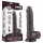Lovetoy Sliding-Skin - munanditega kahekordne dildos - 20cm pruun