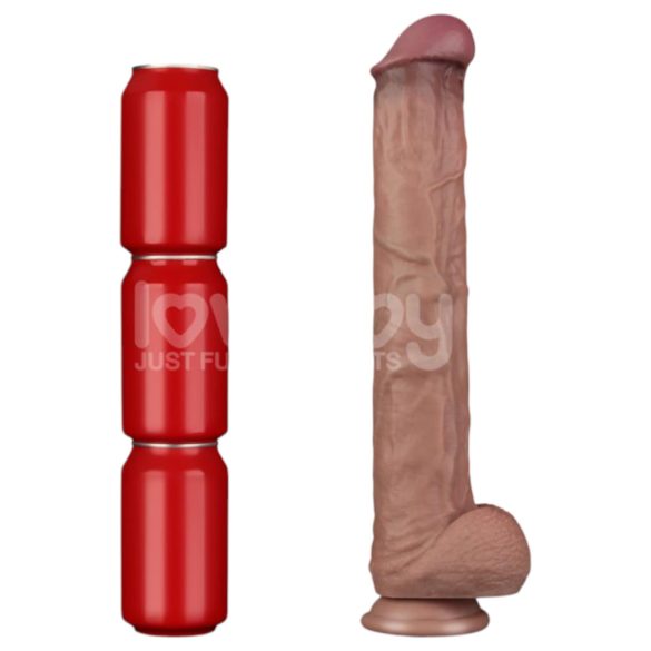 Lovetoy - realistlik XXL dildo - 36,5 cm - naturaalne