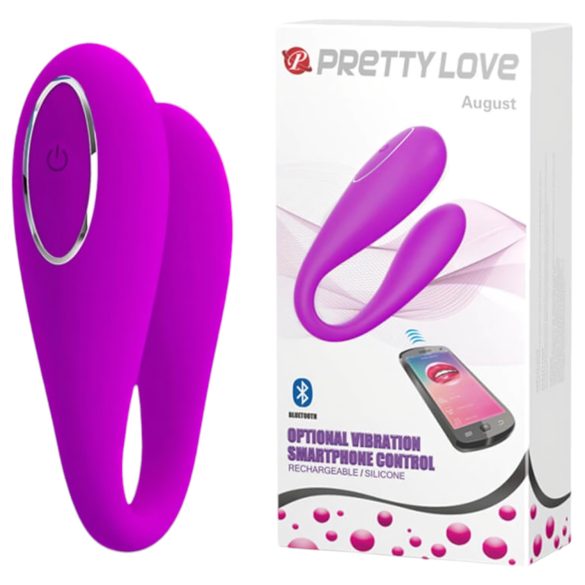Pretty Love August: nutikas G-punkti ja kliitori vibraator (roosa)