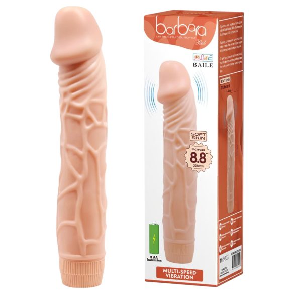 Baile Barbara - realistlik vibraator - 22cm (naturaalne)