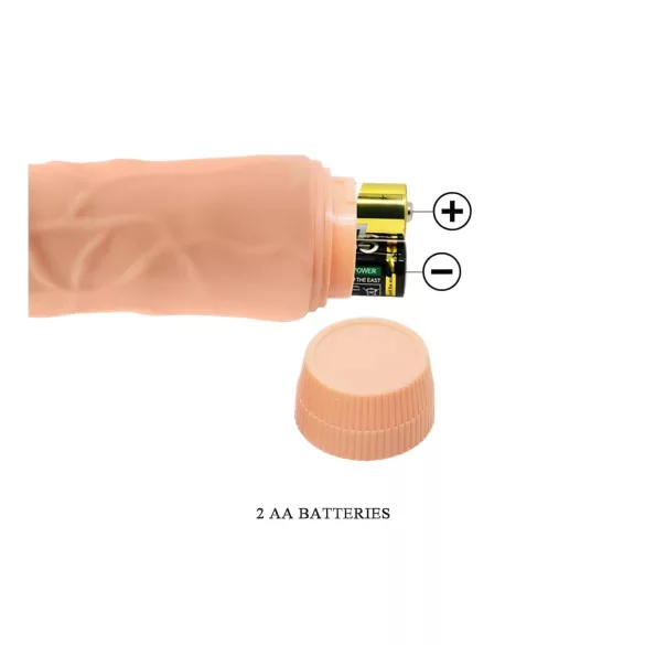 Baile Barbara - realistlik vibraator - 19,5 cm (nahatooni)