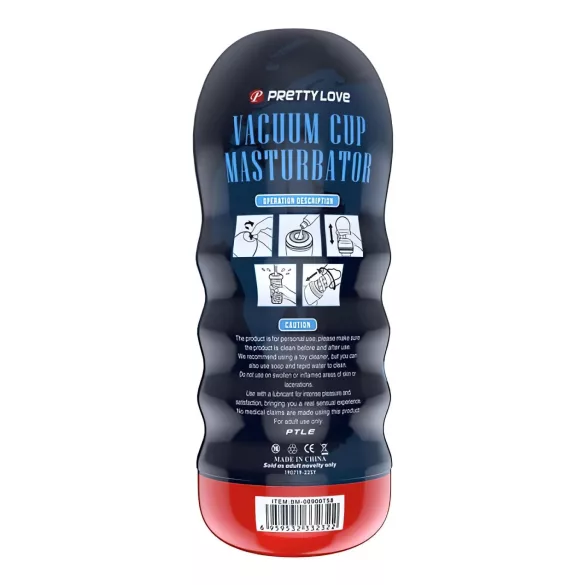 Pretty Love Vacuum Cup - elutru tupe masturbator (ihukarva värvi)