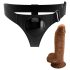 Pretty Love rakmed - universaalne alus dildoga - 17 cm (must)