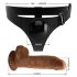 Pretty Love rakmed - universaalne alus dildoga - 17 cm (must)