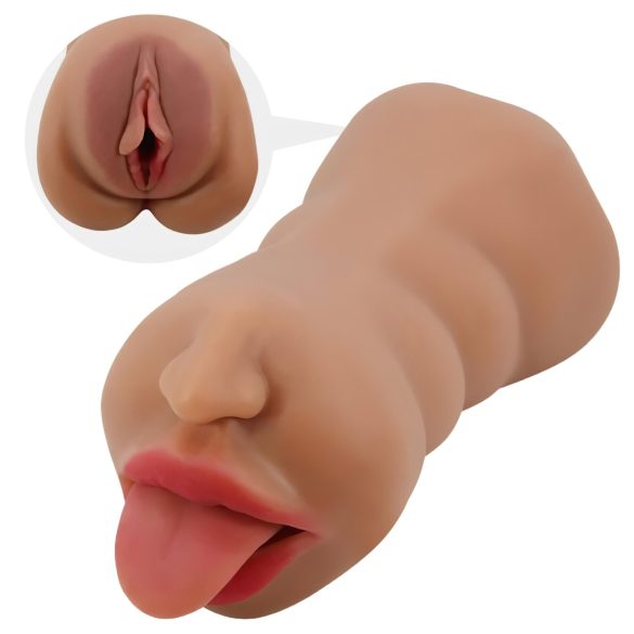 Crazy Bull - suu ja vagiina masturbaator - naturaalne