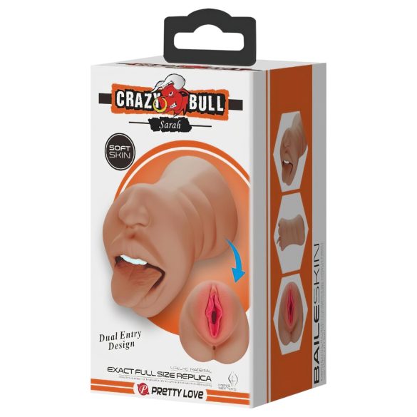 Crazy Bull - suu ja vagiina masturbaator - naturaalne