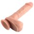Dual Density - dildo iminapaga munanditega - 20cm