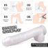 Sex HD Martin - realistlik iminapaga dildo (valge)