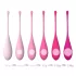 Sex HD Eggs - kegelkuulide komplekt 6 tk - roosa