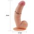 Lovetoy Ultra Soft – paindlik ja elutruu dildo, 21,5 cm (naturaalne)