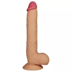   Lovetoy King-Sized - realistlik dildoga iminapaga - 25cm naturaalne