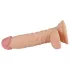 Real Extreme - iminapaga, munanditega G-punkti dildo - 19 cm (naturaalne)