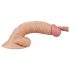 Lovetoy Real Extreme - iminapaga, munadega G-punkti dildo - 19cm (naturaalne)