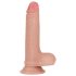 Lovetoy Nature Cock - kahekordne naturaalsus - 18cm (natureaalne)