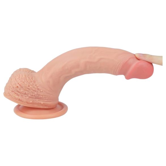 Lovetoy Nature Cock - realistlik dildoga iminapaga - 21cm naturaalne