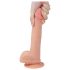 Lovetoy Nature Cock - realistlik dildoga iminapaga - 21cm naturaalne