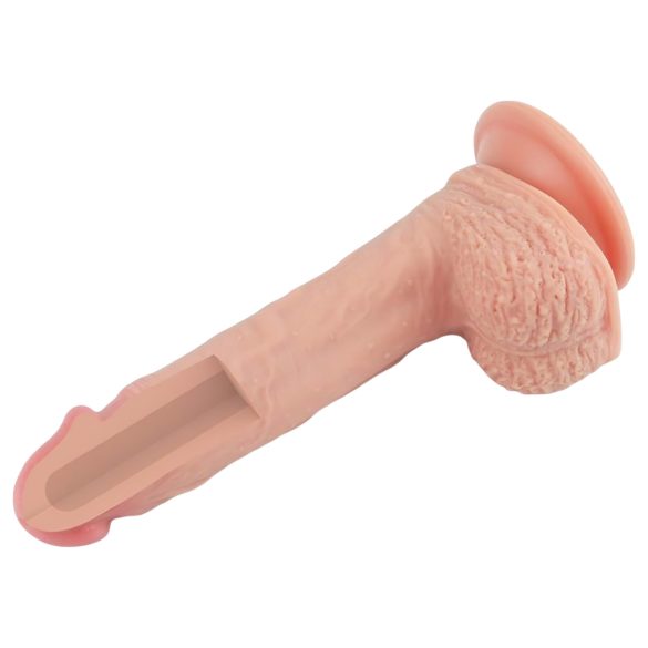 Lovetoy Nature Cock - realistlik dildoga iminapaga - 21cm naturaalne