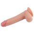 Lovetoy Nature Cock - realistlik dildos - kahekordne kiht - 20cm naturaalne