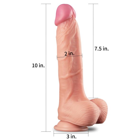Lovetoy Nature Cock - realistlik dildо - 25 cm - naturaalne