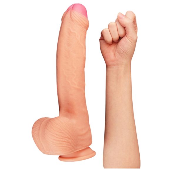 Lovetoy Nature Cock - realistlik dildos - kahekihiline - 28cm naturaalne
