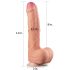Lovetoy Nature Cock - realistlik dildos - kahekihiline - 28cm naturaalne