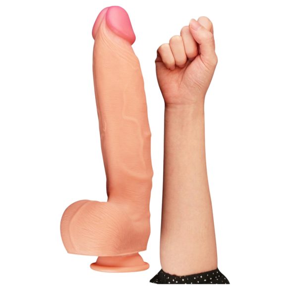Lovetoy Nature Cock - realistlik dildos - kahekordne kiht - 30cm naturaalne