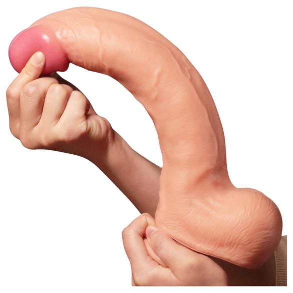 Lovetoy Nature Cock - realistlik dildos - kahekordne kiht - 30cm naturaalne