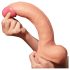 Lovetoy Nature - realistlik kahekihiline dild - 30cm (naturaalne)