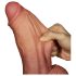 Lovetoy - realistlik kahekihiline dildo - 26cm naturaalne