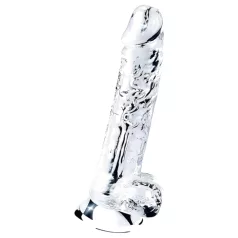   Lovetoy Flawless Clear - dildoga iminapaga - 19cm - läbipaistev