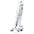 Lovetoy Flawless Clear - dildoga iminapaga - 19cm - läbipaistev