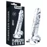 Lovetoy Flawless Clear - dildoga iminapaga - 19cm - läbipaistev